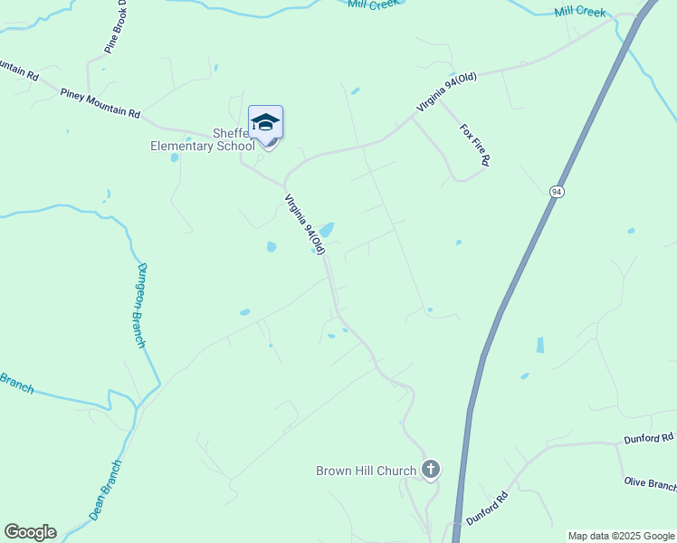 map of restaurants, bars, coffee shops, grocery stores, and more near 134 Cypress Lane in Wytheville