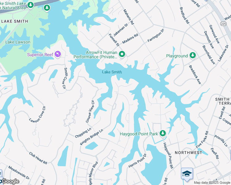 map of restaurants, bars, coffee shops, grocery stores, and more near 1289 Knights Bridge Lane in Virginia Beach