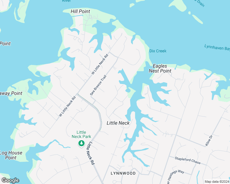 map of restaurants, bars, coffee shops, grocery stores, and more near 1514 Sea Breeze Trail in Virginia Beach