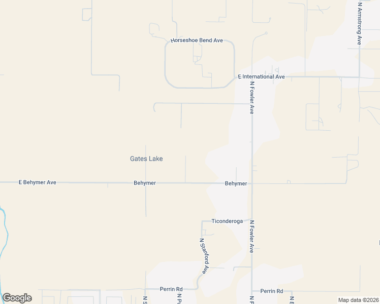 map of restaurants, bars, coffee shops, grocery stores, and more near 5192 East Behymer Avenue in Clovis