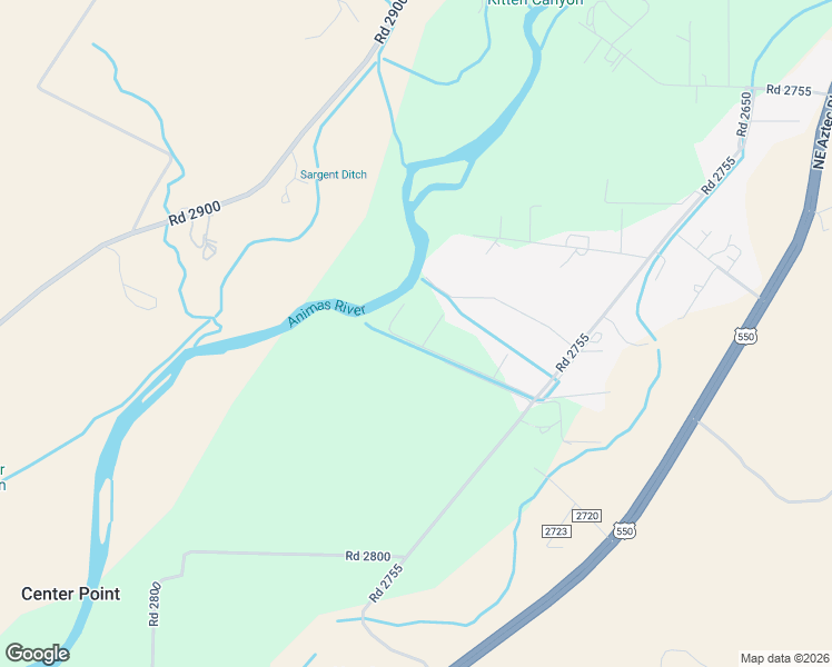 map of restaurants, bars, coffee shops, grocery stores, and more near 28 Road 2686 in Aztec