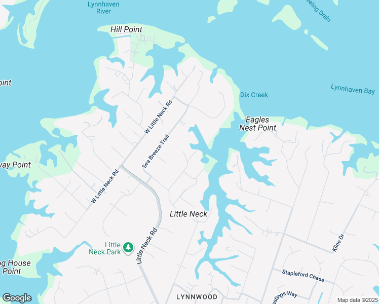 map of restaurants, bars, coffee shops, grocery stores, and more near 1535 Sea Breeze Trail South in Virginia Beach