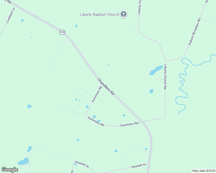 map of restaurants, bars, coffee shops, grocery stores, and more near 1552 Chandlers Road in Auburn