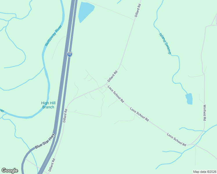 map of restaurants, bars, coffee shops, grocery stores, and more near 17247 Dillard Road in Stony Creek