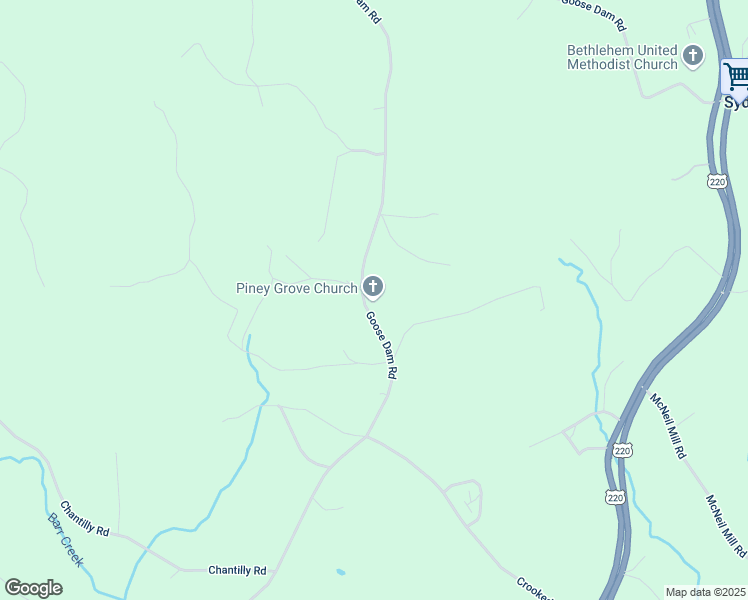 map of restaurants, bars, coffee shops, grocery stores, and more near 300 Goose Dam Road in Rocky Mount