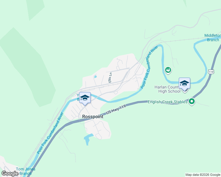 map of restaurants, bars, coffee shops, grocery stores, and more near 100 Tucker Lane in Baxter