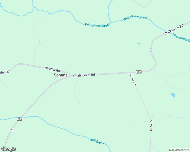 map of restaurants, bars, coffee shops, grocery stores, and more near 7160 Chalk Level Road in Chatham