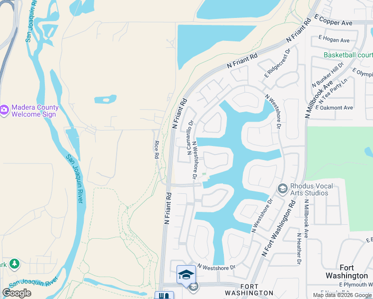 map of restaurants, bars, coffee shops, grocery stores, and more near 10352 North Doheny Drive in Fresno