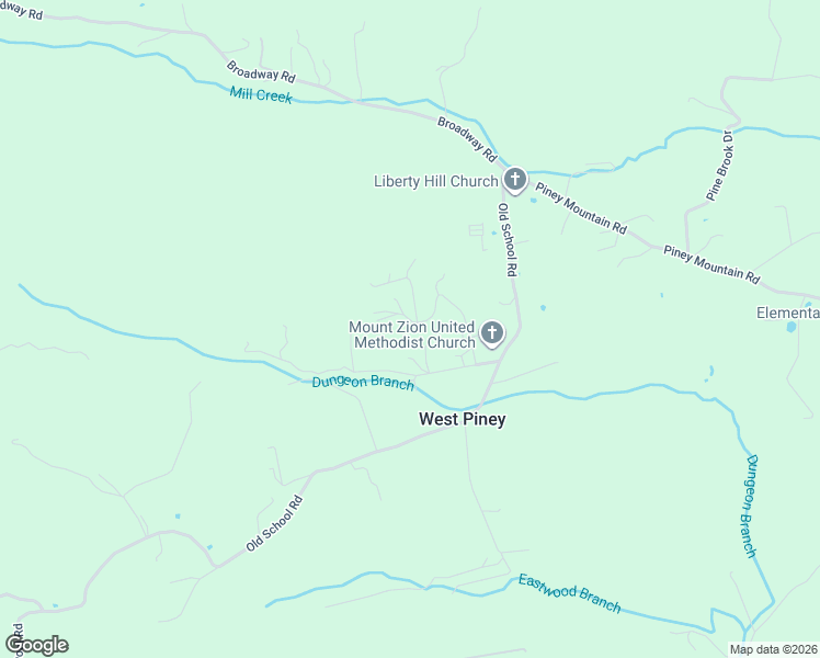 map of restaurants, bars, coffee shops, grocery stores, and more near Dungeon Spring Road in Wytheville