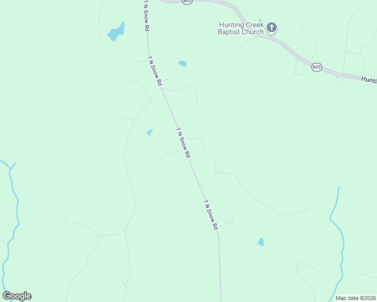 map of restaurants, bars, coffee shops, grocery stores, and more near 3024 T N Snow Road in Nathalie