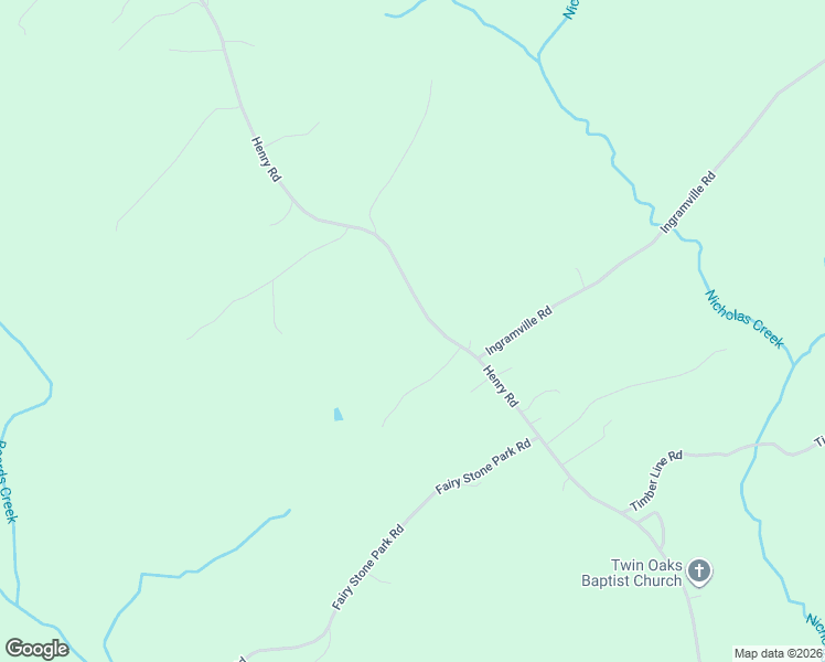 map of restaurants, bars, coffee shops, grocery stores, and more near 1488 Henry Road in Ferrum