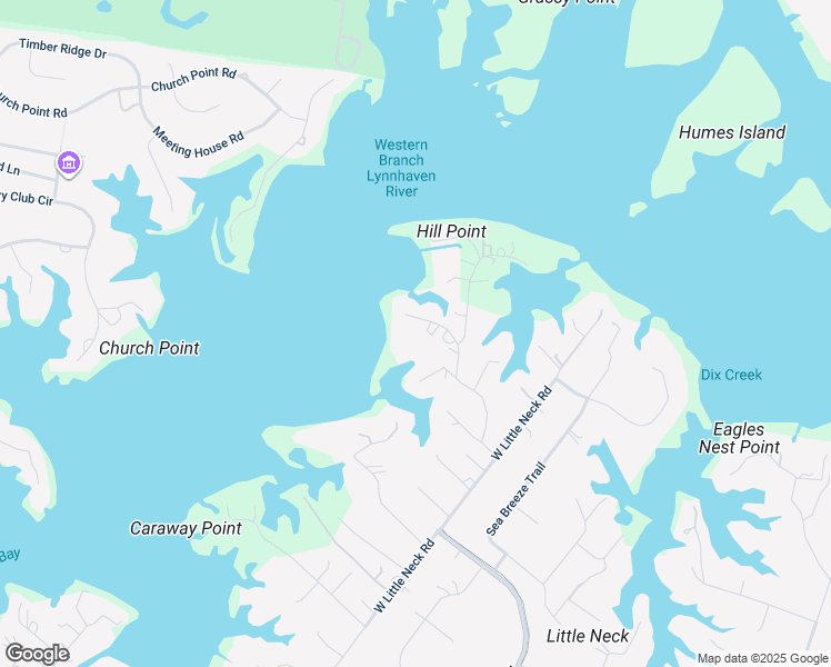 map of restaurants, bars, coffee shops, grocery stores, and more near 1485 Trading Point Lane in Virginia Beach