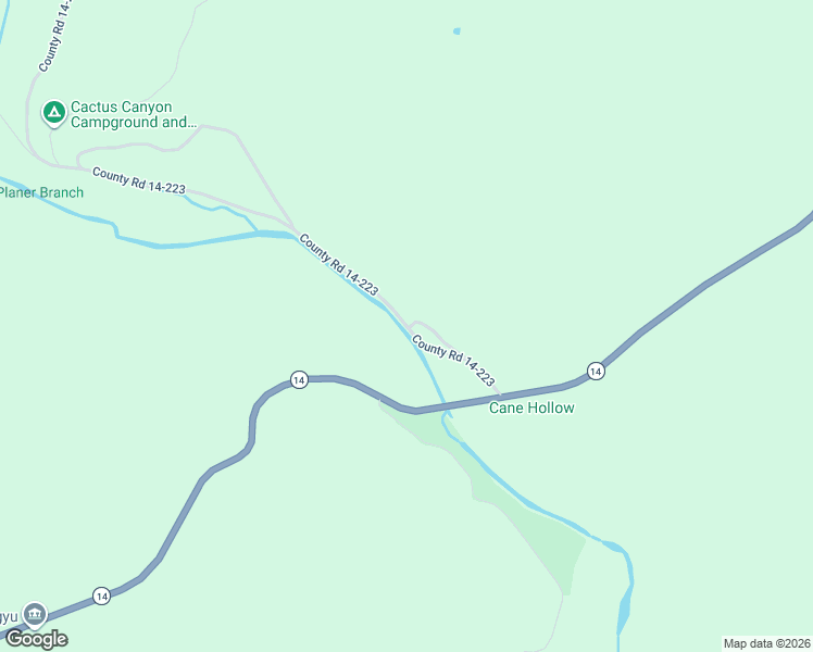 map of restaurants, bars, coffee shops, grocery stores, and more near 6166 County Road 14-223 in Ava