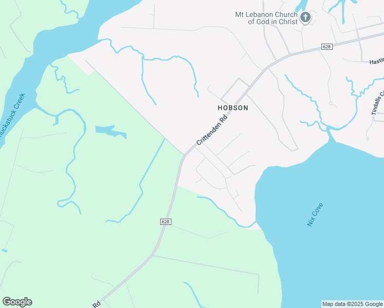 map of restaurants, bars, coffee shops, grocery stores, and more near 8088 Crittenden Road in Suffolk