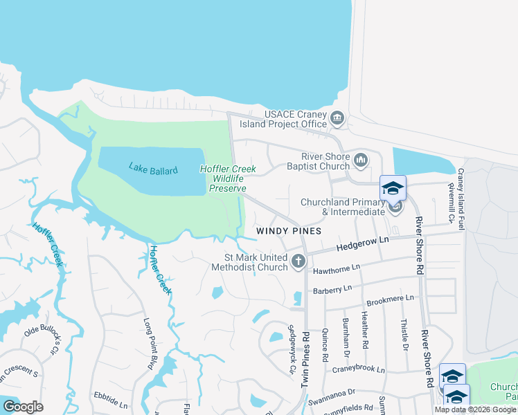 map of restaurants, bars, coffee shops, grocery stores, and more near 7 Windy Pines Crescent in Portsmouth