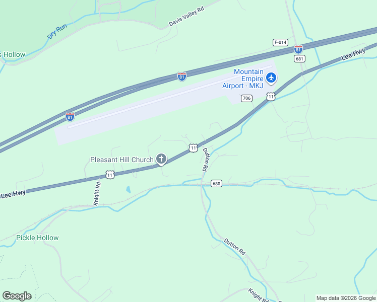 map of restaurants, bars, coffee shops, grocery stores, and more near 7992 Lee Highway in Rural Retreat
