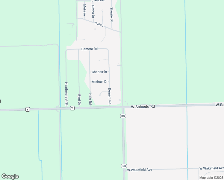 map of restaurants, bars, coffee shops, grocery stores, and more near 1 Michael Drive in Sikeston