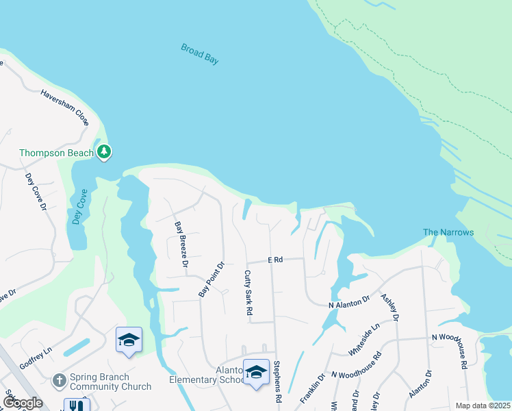 map of restaurants, bars, coffee shops, grocery stores, and more near 1700 Stephens Road in Virginia Beach