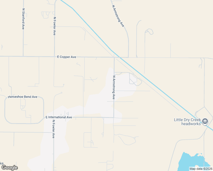 map of restaurants, bars, coffee shops, grocery stores, and more near 10785 North Armstrong Avenue in Clovis