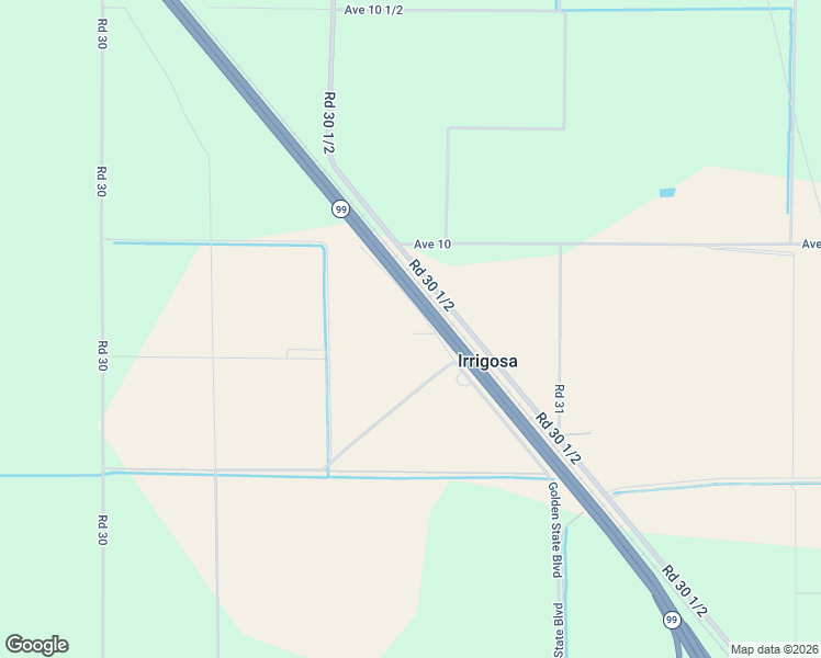 map of restaurants, bars, coffee shops, grocery stores, and more near 9770 Golden State Boulevard in Madera