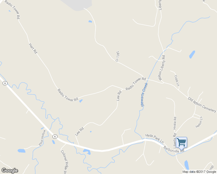 map of restaurants, bars, coffee shops, grocery stores, and more near Radio Tower Road in Corbin