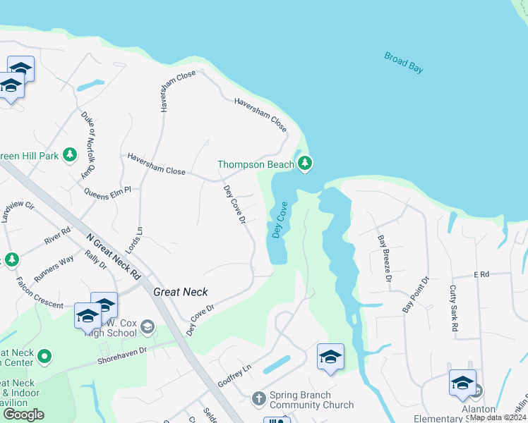 map of restaurants, bars, coffee shops, grocery stores, and more near 2100 Turnstone Quay in Virginia Beach