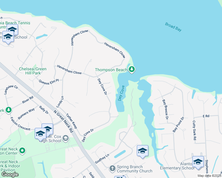 map of restaurants, bars, coffee shops, grocery stores, and more near 2100 Turnstone Quay in Virginia Beach