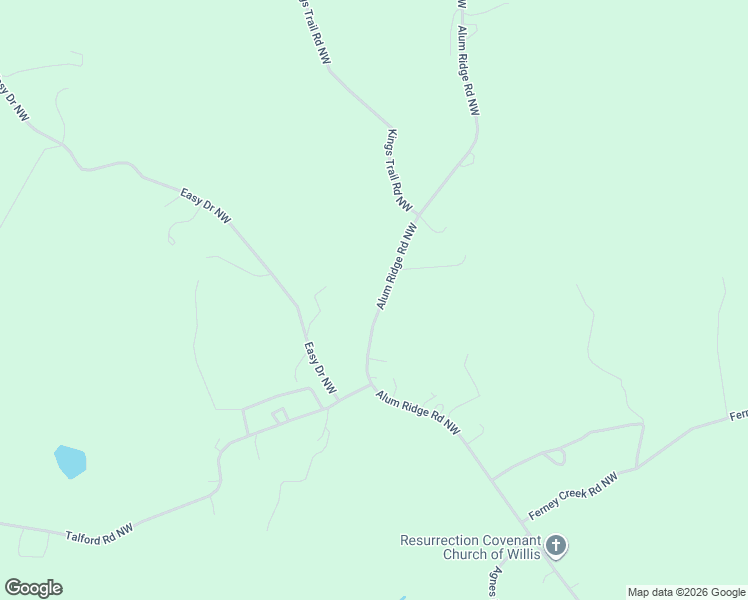 map of restaurants, bars, coffee shops, grocery stores, and more near 950-1096 State Route 750 in Willis