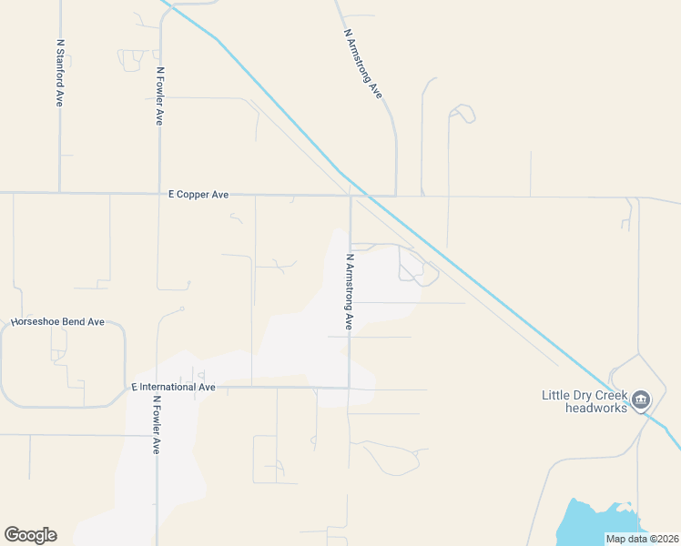 map of restaurants, bars, coffee shops, grocery stores, and more near 10785 North Armstrong Avenue in Clovis