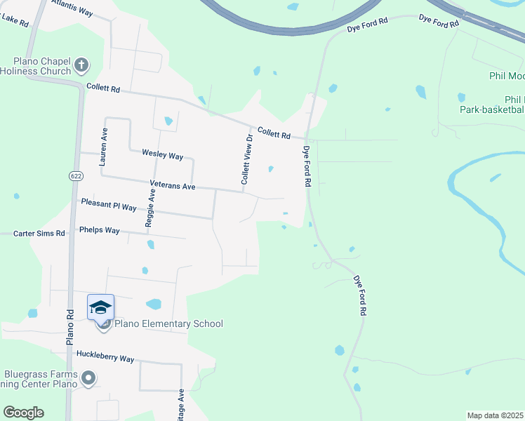 map of restaurants, bars, coffee shops, grocery stores, and more near 101-199 Colin Powell Court in Bowling Green