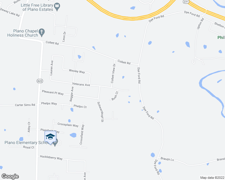 map of restaurants, bars, coffee shops, grocery stores, and more near 15 Colin Powell Court in Bowling Green