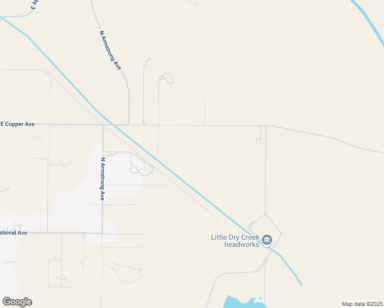 map of restaurants, bars, coffee shops, grocery stores, and more near 6391 East Copper Avenue in Clovis