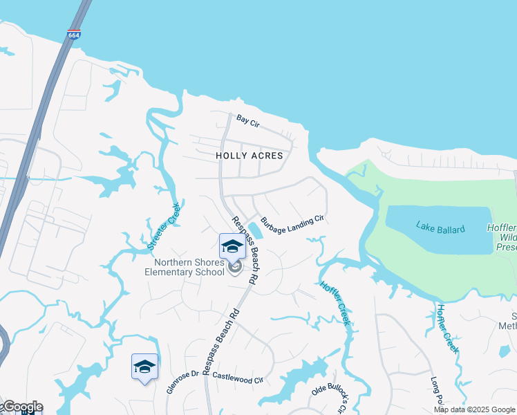 map of restaurants, bars, coffee shops, grocery stores, and more near 6705 Burbage Landing Circle in Suffolk