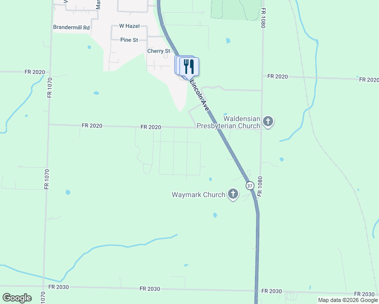map of restaurants, bars, coffee shops, grocery stores, and more near 1105 Aaron Avenue in Monett