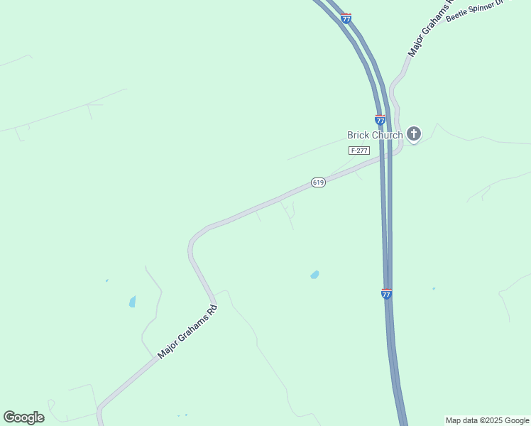 map of restaurants, bars, coffee shops, grocery stores, and more near 3126 Major Grahams Road in Max Meadows