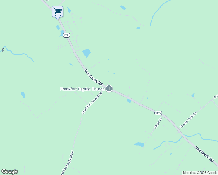 map of restaurants, bars, coffee shops, grocery stores, and more near 1950 Bee Creek Road in Corbin