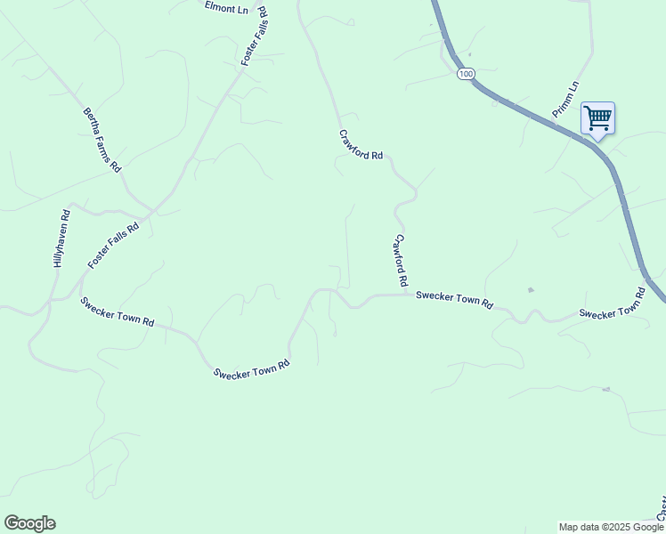 map of restaurants, bars, coffee shops, grocery stores, and more near 107 Broadgate Drive in Barren Springs