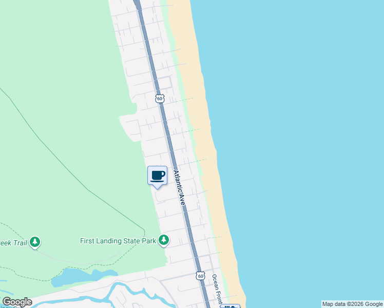 map of restaurants, bars, coffee shops, grocery stores, and more near 6910 Ocean Front Avenue in Virginia Beach