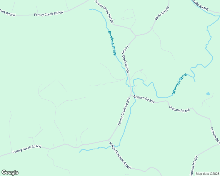 map of restaurants, bars, coffee shops, grocery stores, and more near 1016 Ferney Creek Road Northwest in Willis
