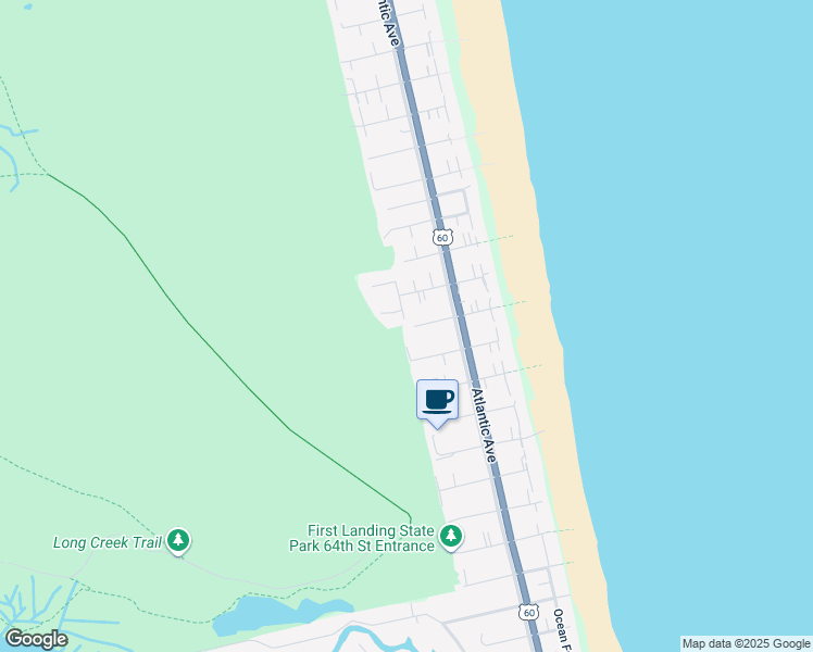 map of restaurants, bars, coffee shops, grocery stores, and more near 7100 Holly Road in Virginia Beach