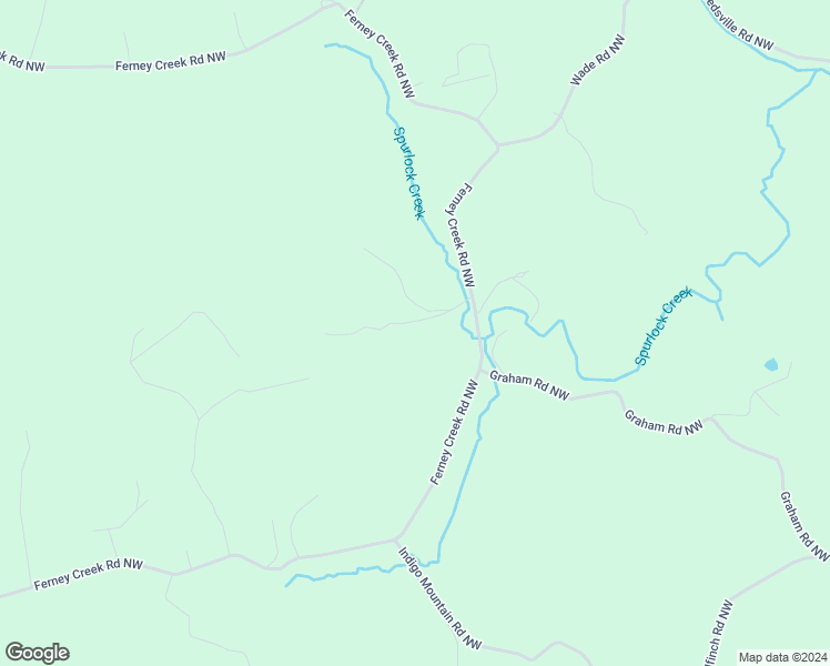 map of restaurants, bars, coffee shops, grocery stores, and more near 1016 Ferney Creek Road Northwest in Willis