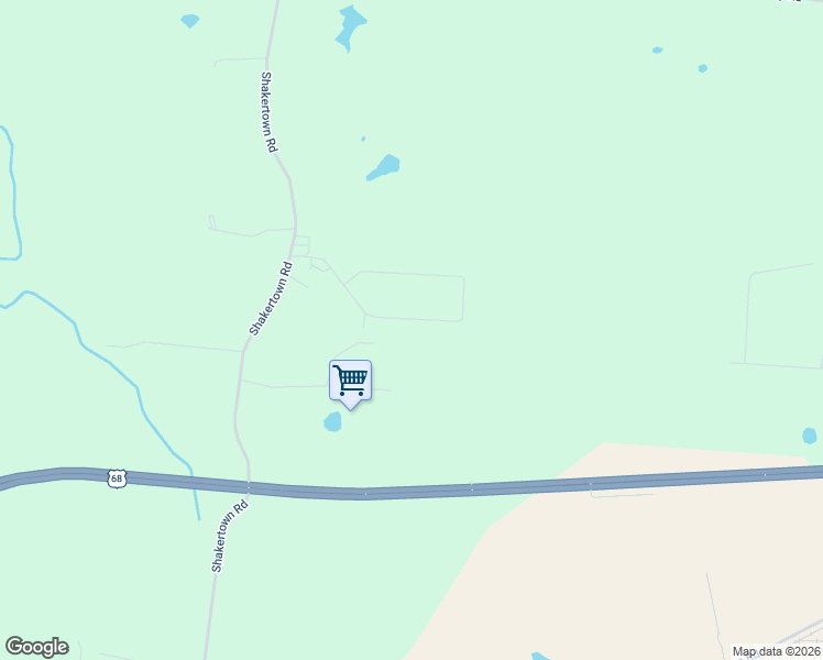 map of restaurants, bars, coffee shops, grocery stores, and more near Shaker Ridge Lane in Logan