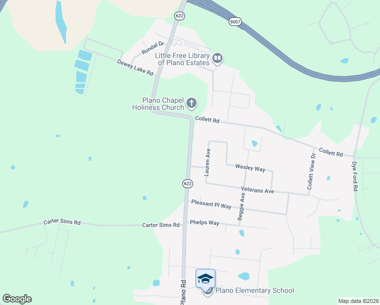 map of restaurants, bars, coffee shops, grocery stores, and more near 2255 Plano Rd in Bowling Green