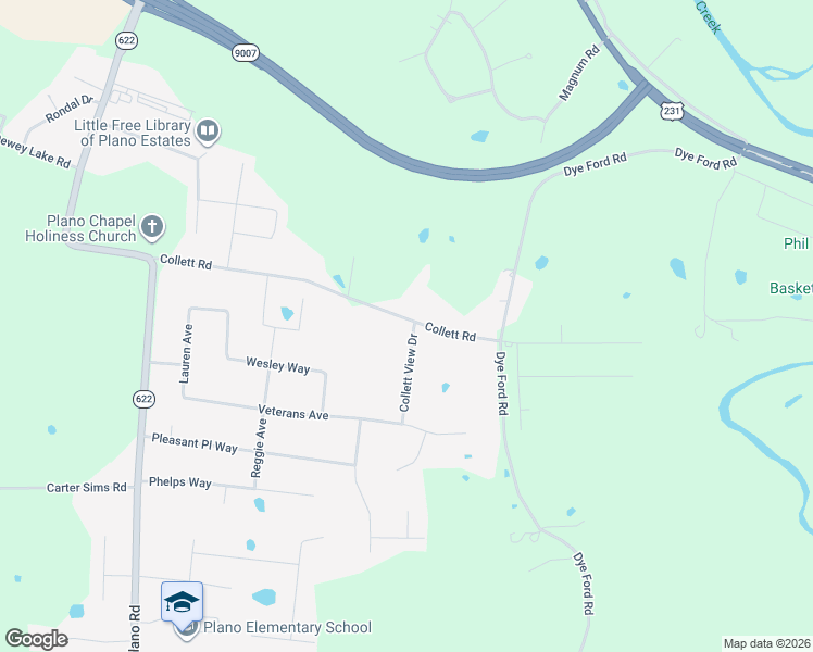 map of restaurants, bars, coffee shops, grocery stores, and more near 100-624 Collett Road in Bowling Green
