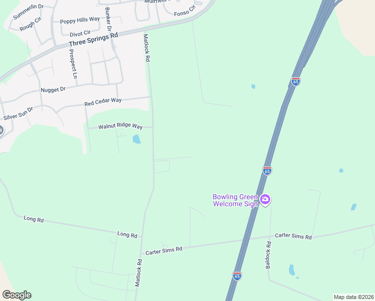 map of restaurants, bars, coffee shops, grocery stores, and more near 684 Matlock Road in Bowling Green