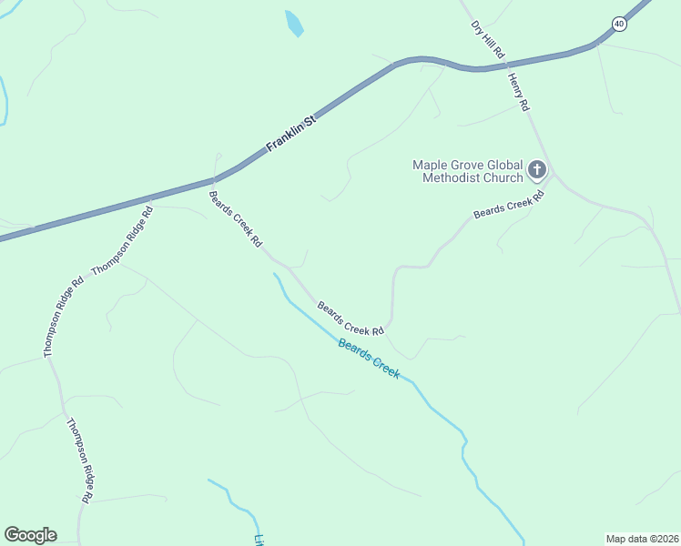 map of restaurants, bars, coffee shops, grocery stores, and more near 317 Beards Creek Road in Ferrum