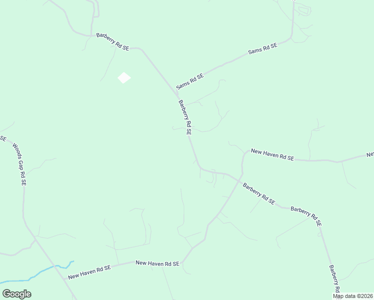 map of restaurants, bars, coffee shops, grocery stores, and more near 1047 Barberry Road Southeast in Floyd