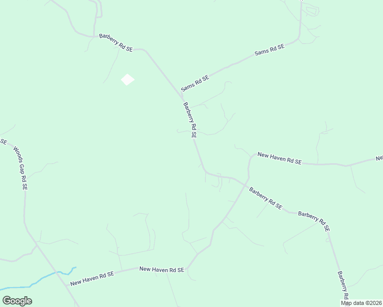 map of restaurants, bars, coffee shops, grocery stores, and more near 1047 Barberry Road Southeast in Floyd