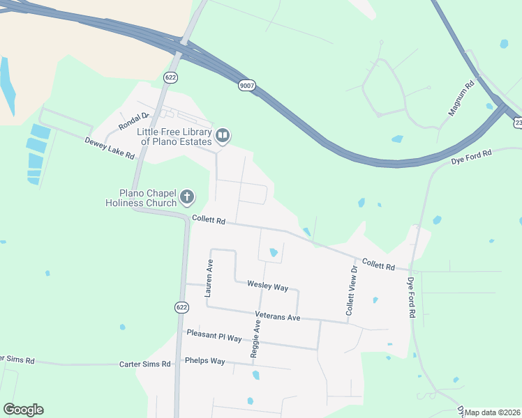 map of restaurants, bars, coffee shops, grocery stores, and more near 362 Collett Road in Bowling Green