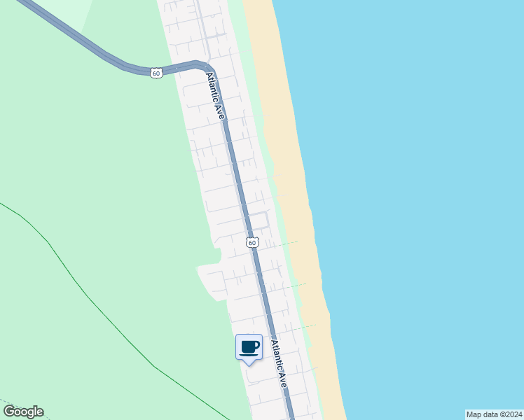 map of restaurants, bars, coffee shops, grocery stores, and more near 109 74th Street in Virginia Beach